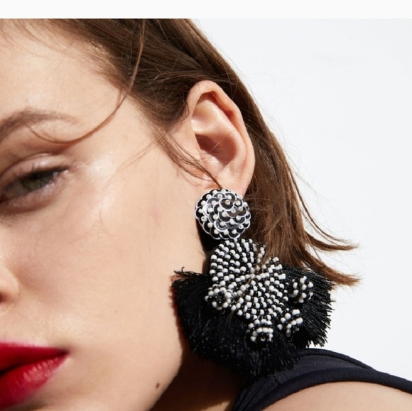 Jewelry - BOGO 50%Bohemain style earring round fringe tassel Jewelry - BOGO 50%Bohemain style earring round fringe tassel